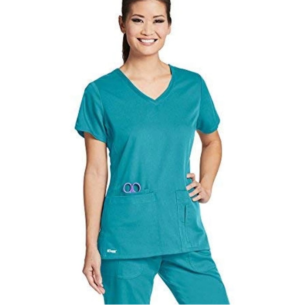 Aqua color scrub set
